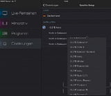 Nun stellen Sie noch ein, welche Satelliten die Anlage anpeilt