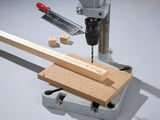 Holzleiste bohren