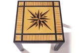 Schablonentechnik – Tisch mit Windrose