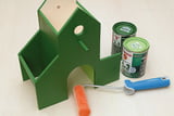 Vogelhaus selber bauen - lackieren