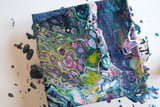 Acrylic Pouring fertig