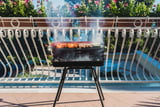Grill auf dem Balkon