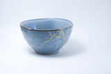 Kintsugi in blau