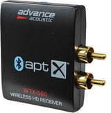 Adapter: Ein Funk-Empfänger wie der WTX- 500 (100 Euro) bringt Bluetooth-Musik auf vorhandene Verstärker und Stereoanlagen.