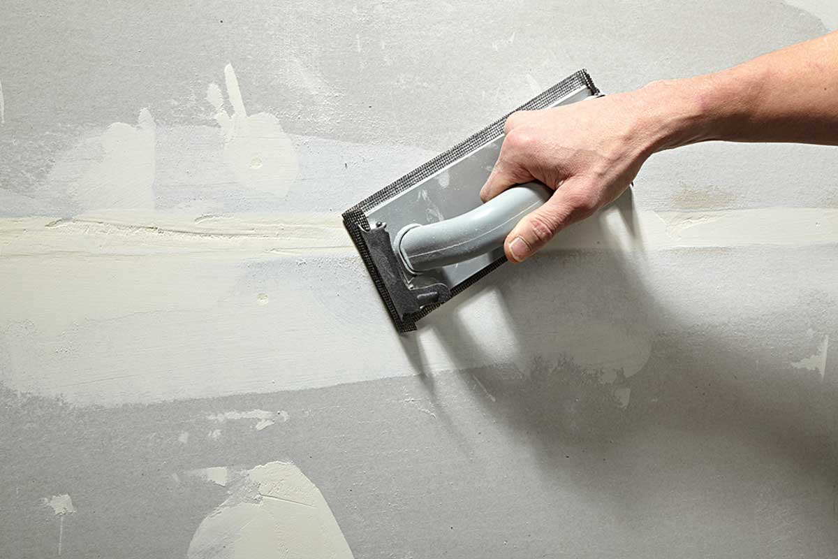 Wände spachteln – schleifen