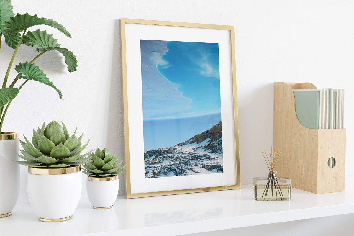 Bildedrrahmen aufstellen