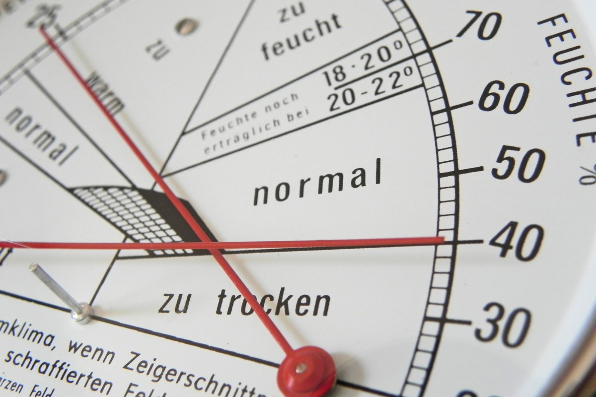 Luftbefeuchter - Idealwert