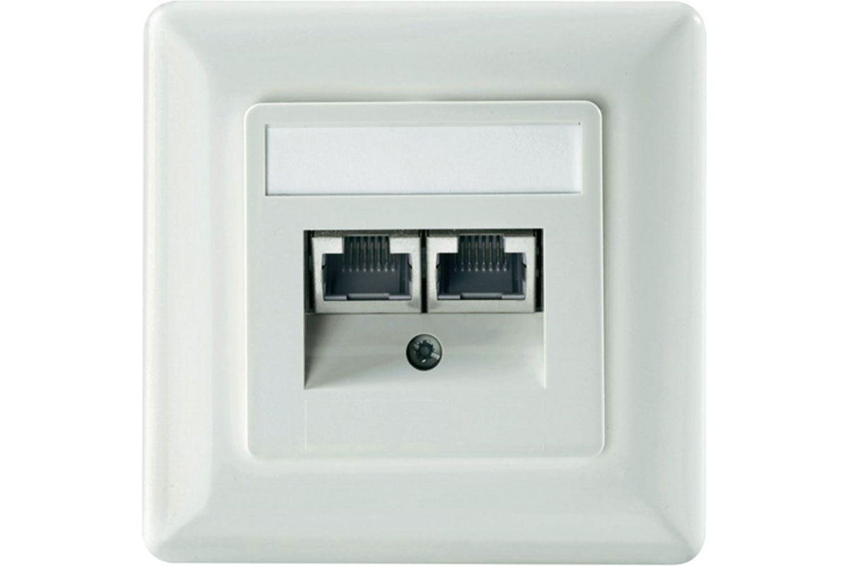 LAN-Kabel verlegen – Netzwerksteckdose