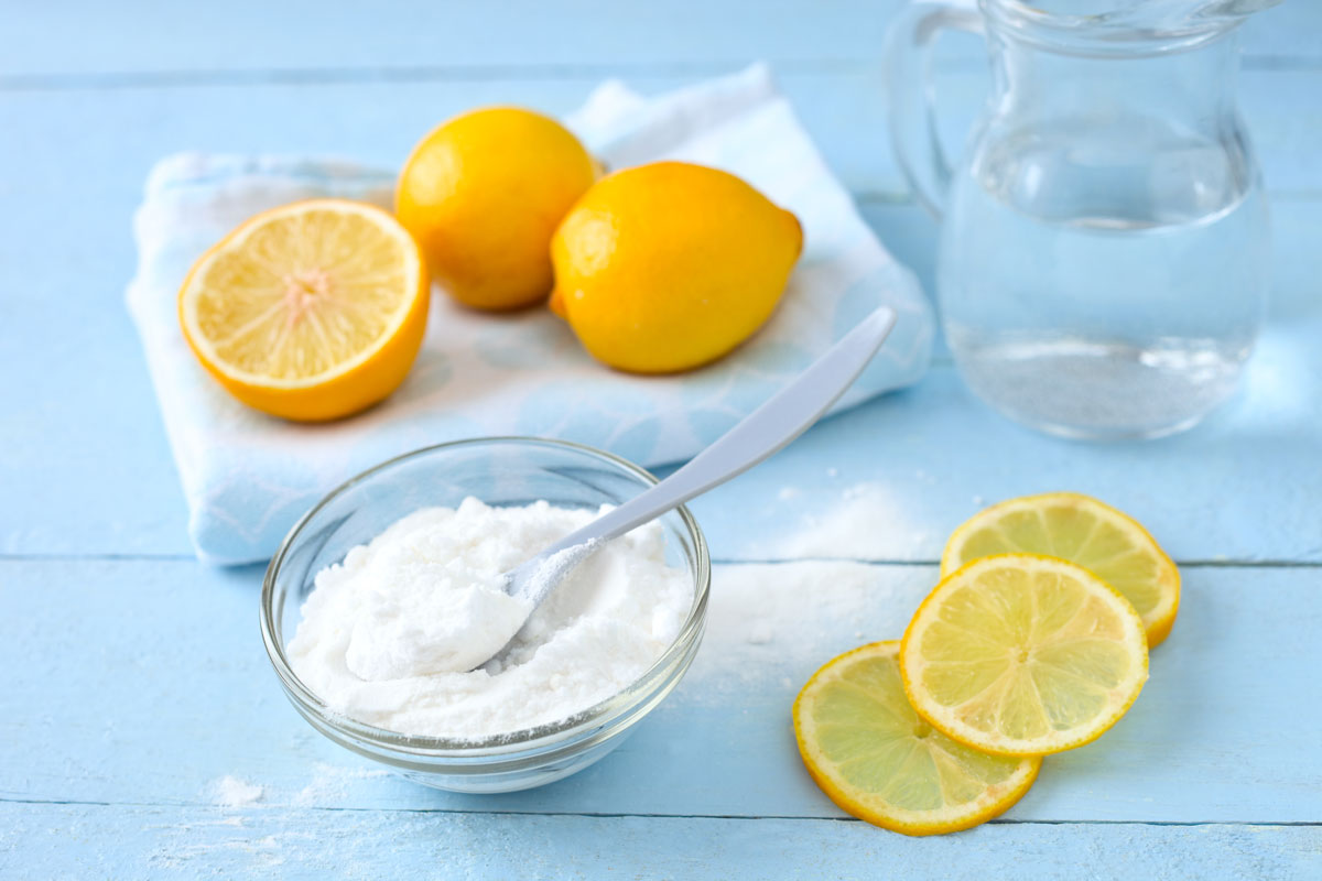 Natron und Zitronensaft