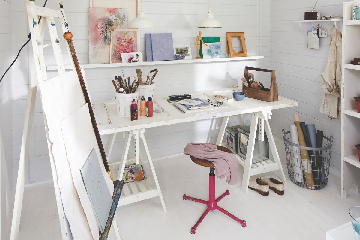 Gartenhaus-Bausatz – Atelier-Arbeitsplatz