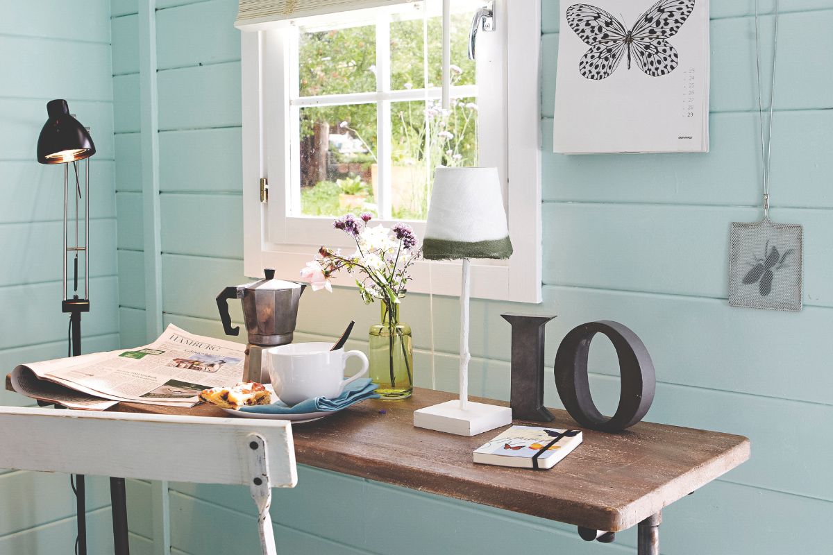 Gartenhaus-Baukasten – Gästezimmer-Tisch