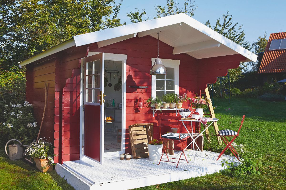 Gartenhaus-Bausatz – Gartenküche