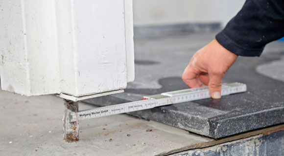 Aussparung ausmessen